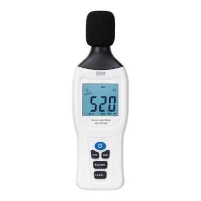 Miernik poziomu dźwięku cyfrowy Sanwa Direct z pamięcią, ważony A/C, 30-130dB, kompaktowy, walizka, 400-TST933