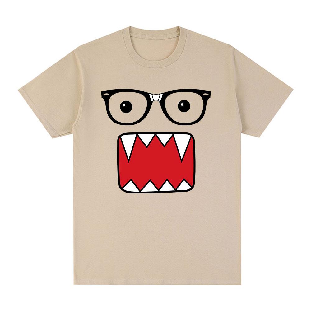 Domo Kun Funny Humorous T Shirts Men's Women Cotton Casual T-Shirts Harajuku O-Neck Short Sleeve Summer T-shirt Streetwear Tops