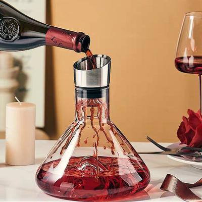 1400ml/1600ml Red Wine Decanter Iceberg Shaped Wine Dispenser Luxury Wine Separator Transparent Wine Decanter Bar Accessories