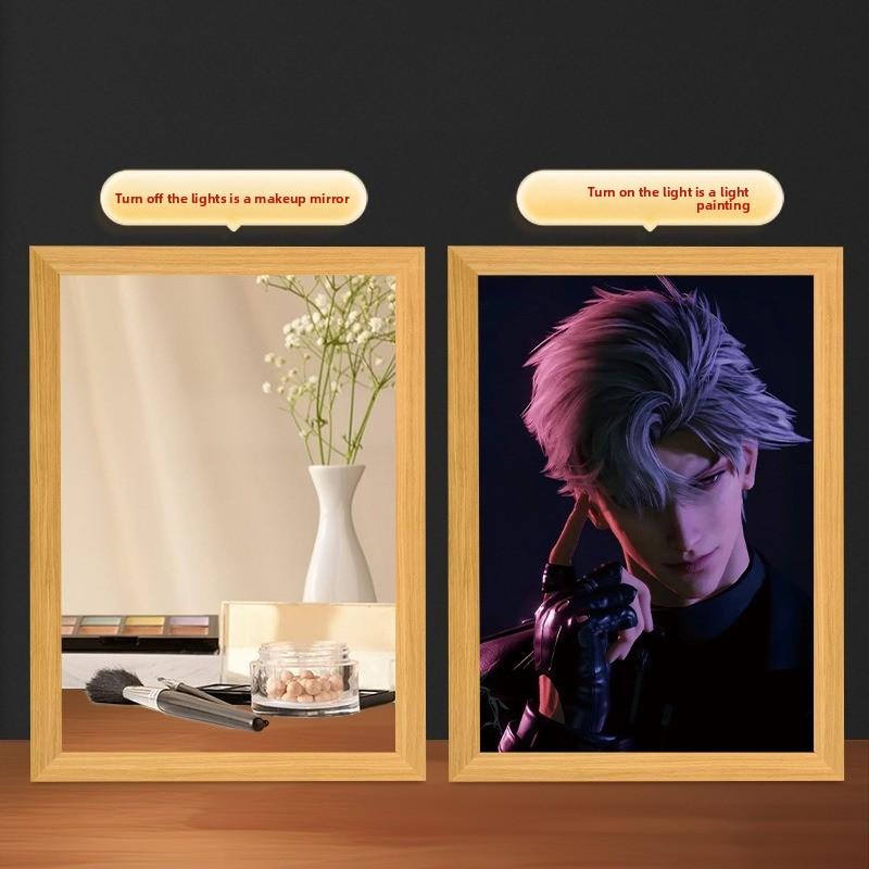 23cm/9.06in Love and Deepspace Anime Light Painting Qi Yu Qin Che Peripherals Collectible Display Birthday Gifts Room Decoration