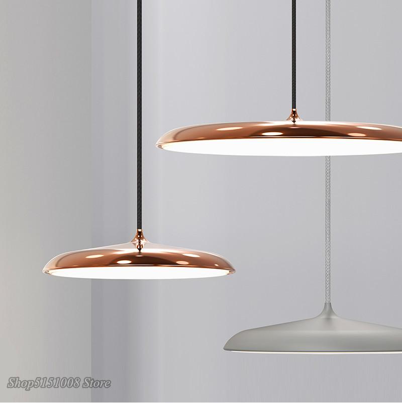Moderne Pendelleuchten Dänische Kunst Metall LED Pendellampen Wohnzimmer Hängelampe Küchenleuchte Innenleuchte Dekoration
