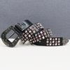 New High-end European and American Punk Hip-hop Rock Belt for Women Fashion Rhinestone Rivet Hot Girls Subculture Belt