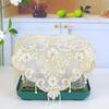 High Quality Beads Flowers Embroidery Table Cloth Cover Wedding Tablecloth Kitchen Christmas Table Decoration and Accessories