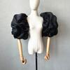 DIY Puffy Bridal Sleeves Organza Removeable Short Arm Sleeves Decorative Sleeves for Wedding Gowns