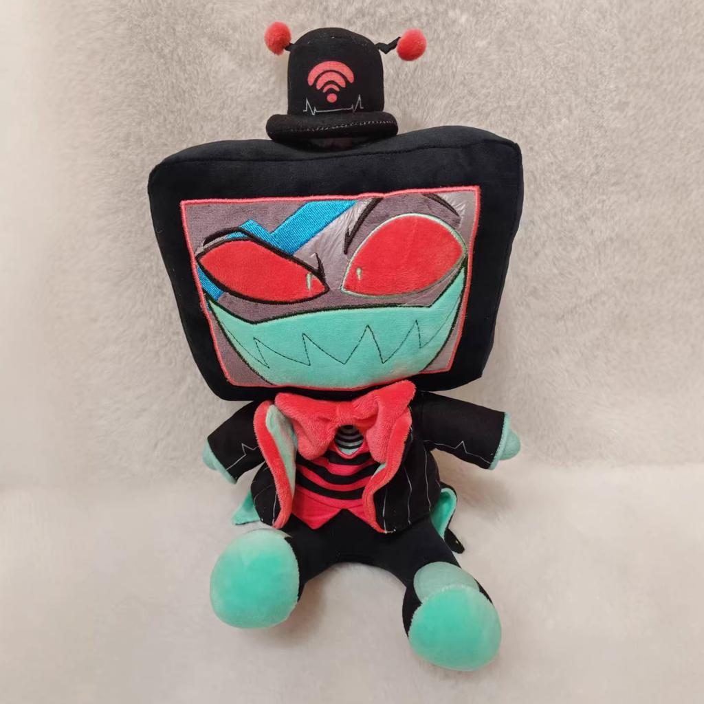 30cm Κούκλα Βελούδινη Hazbin Lucifer Husk Κούκλα Παιχνίδι El Alastor Δαίμονας Μαλακές Κούκλες Βελούδινες Περιφερειακό Διακοσμητικό Δωμάτιο Μαξιλάρι Βελούδινο Δώρο