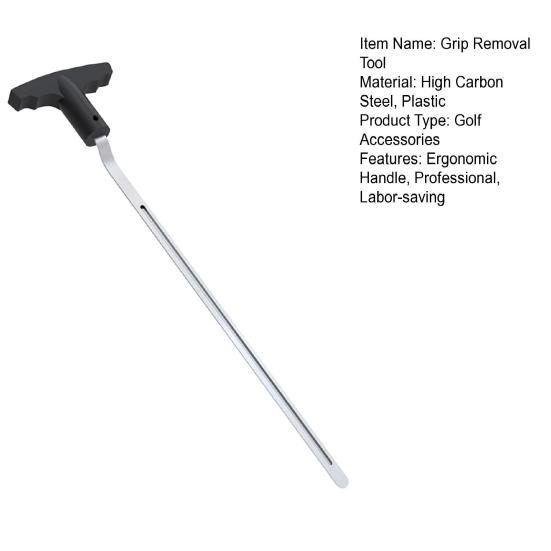 Instrument de îndepărtare a mânerelor pentru crose de golf Dispozitiv de îndepărtare a mânerului cu caneluri în V Dispozitiv de îndepărtare a mânerului cu caneluri în V de 15 inchi Lungime standard Dispozitiv de îndepărtare a mânerelor de balansare Instrument de prindere Accesorii de golf