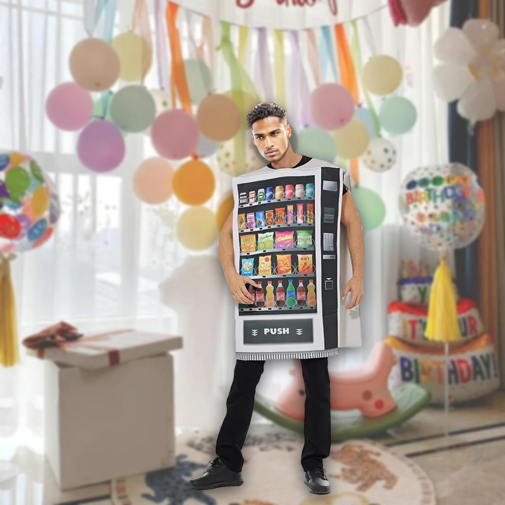 Vending Machine Costume Halloween Props Dress up Fancy for Masquerade