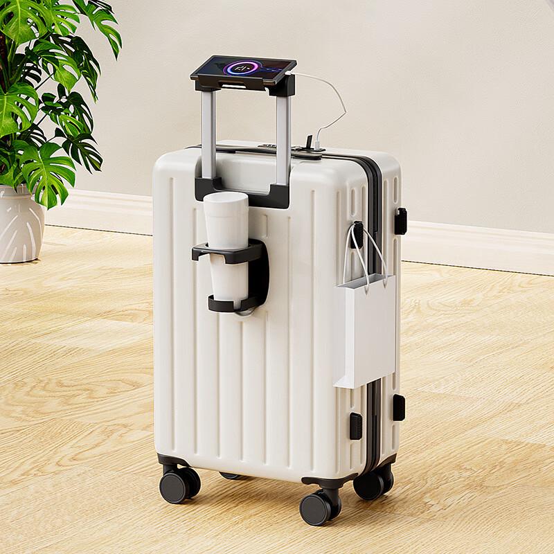 Churong Hardshell Spinner Luggage with Cup Holder
