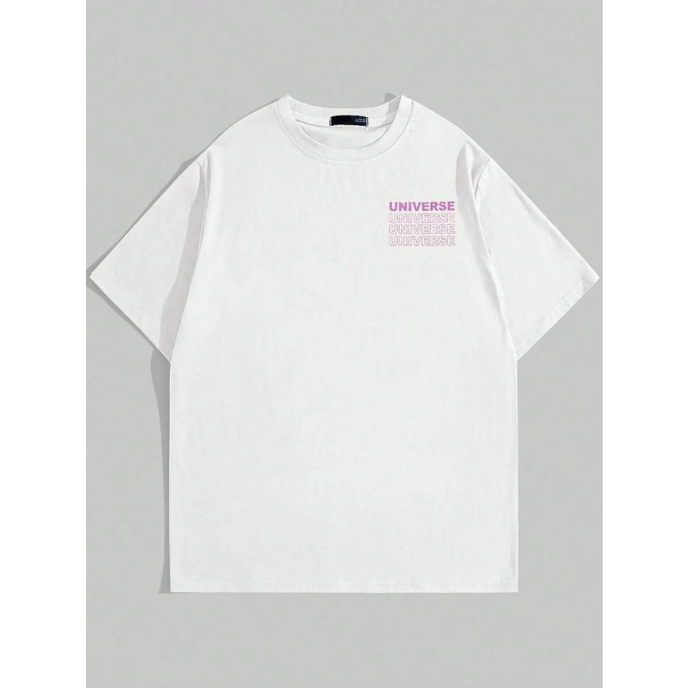 The Secret Of The Big Bang In The Universe Men T Shirts Summer Cotton T-Shirts Breathable Loose Clothes Hip Hop Street Tees