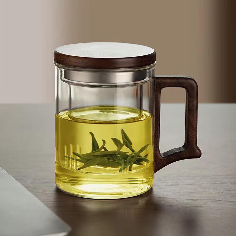 Japanese Style Tea Infuser Glass Mug