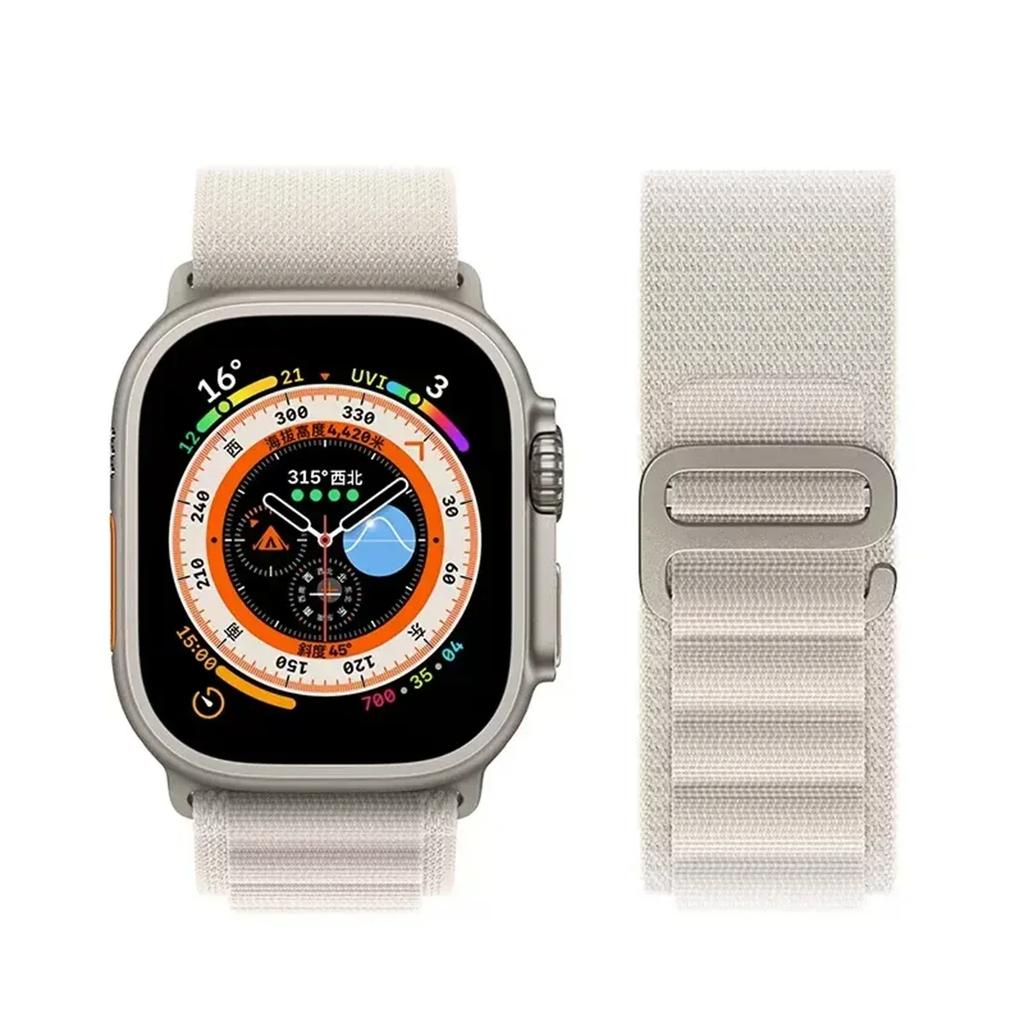 Alpine Loop Band for Apple Watch Strap 49mm 44mm 40mm 45mm 41mm 42mm 38mm Bracelet iWatch Ultra Series 7 6 5 3 Se 8 9 CorreaBelt