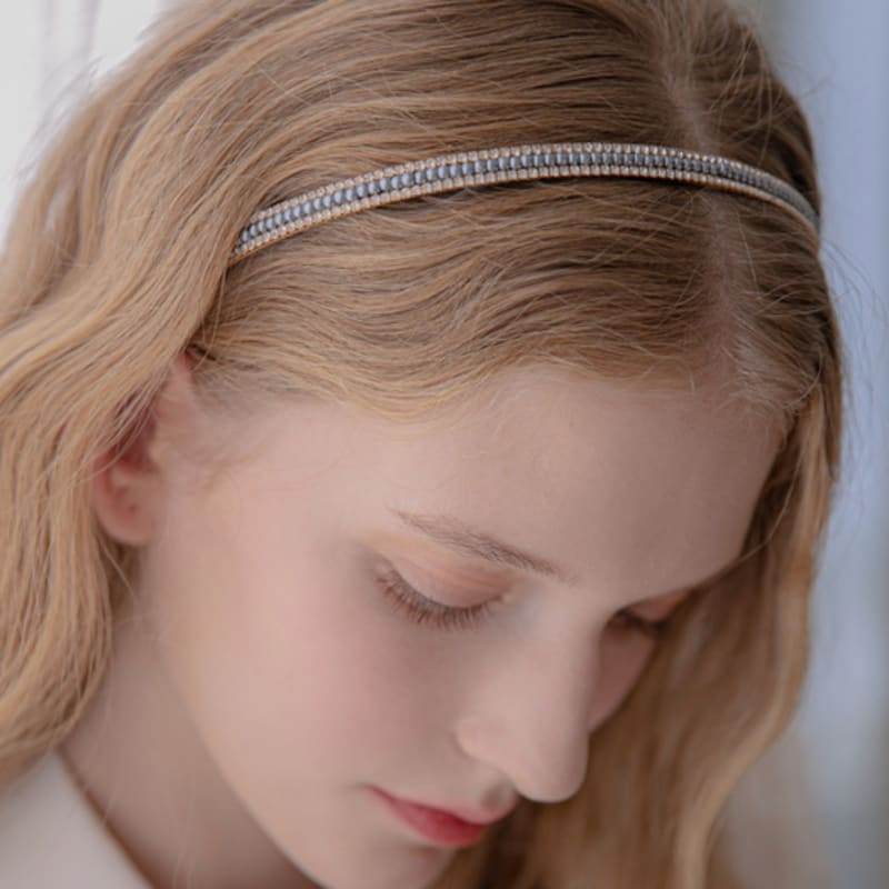 Jean Paul Clarisse Mini Pearl Stone Hairband JP-22-215HB