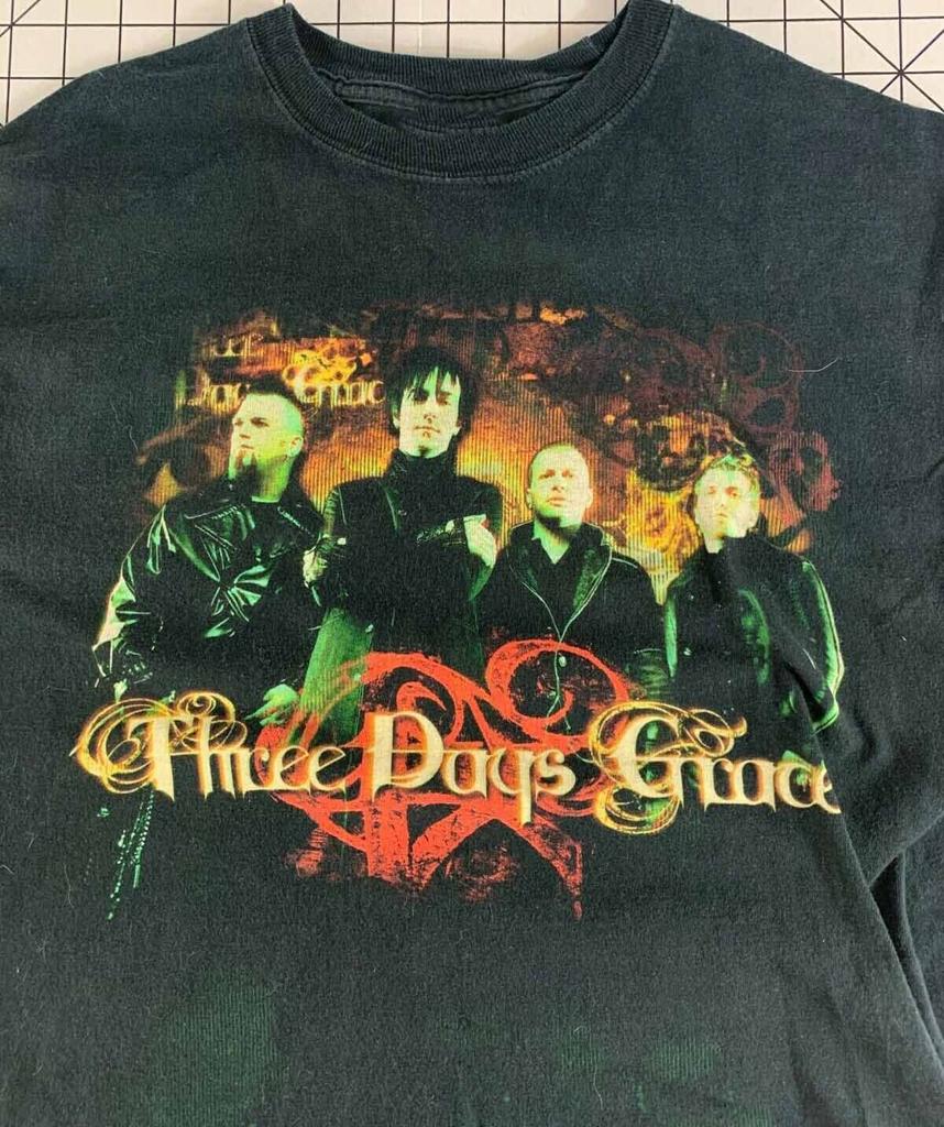 Concert Three Days Grace Band Shirt Black Unisex Size S-2345XL