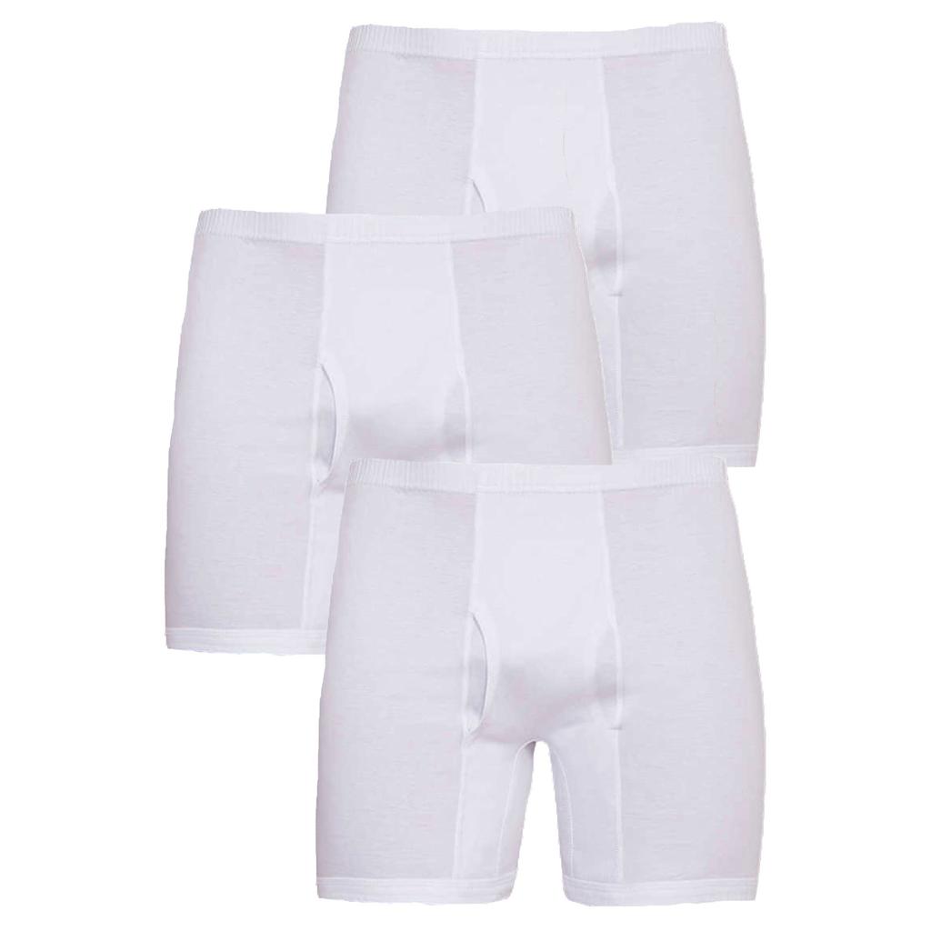 Chiloți clasici din bumbac pentru bărbați din 3 piese Boxer lungi de calitate