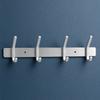 Stainless Steel Coat Hook 4 Hooks Coat Hanger Simple Style Coat Rack  Home Office