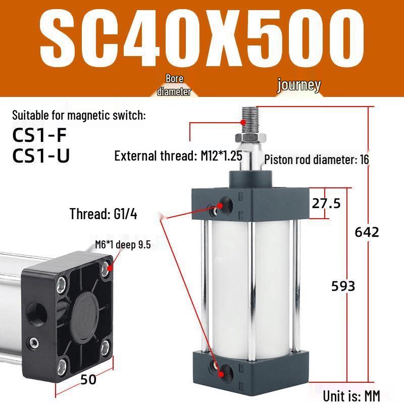 

Aokewen SC Series Standard Air Cylinder