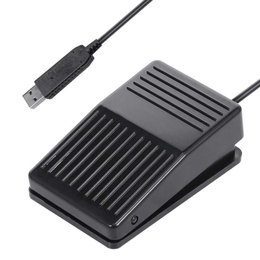 USB Foot Pedal Single Gaming Foot Controller Compact Foot Pedal Switch Video Game Control