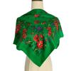 70*70Cm Floral Print Russian Scarf National Style Square Bandana Boho Women Headscarf Ethnic Shawls Female Handkerchief
