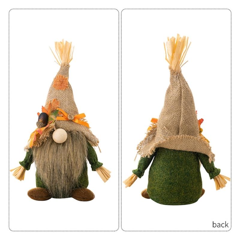 Gnome Desktop Decot Dwarf Doll Kitchen Drawing Room Desktop Tray for Home, Table, Windowsill, Party, Harvest