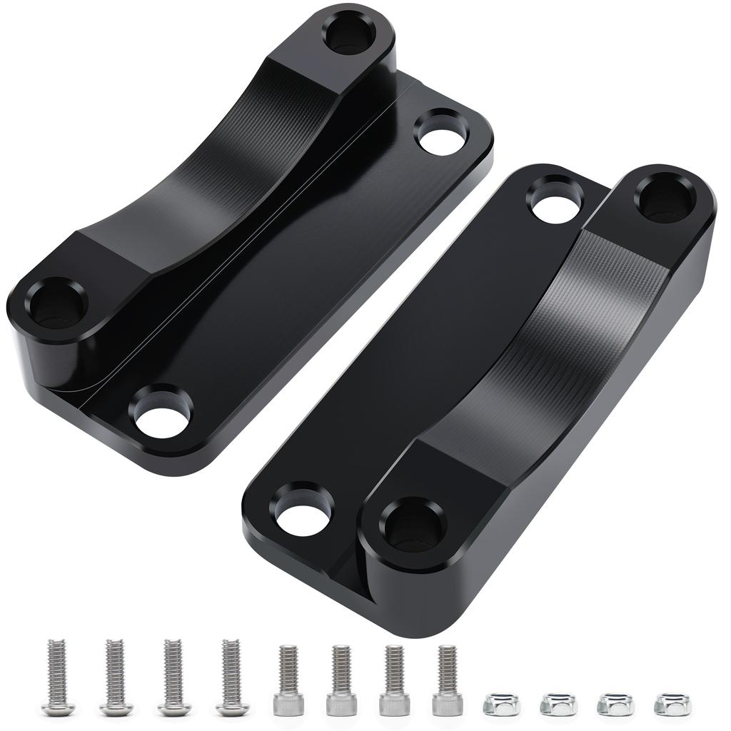 Front Fender Spacer Bracket Relocator Kit for Harley 1993-2013 Touring Road King Road Glide Street Electra Glide 21" Wheel