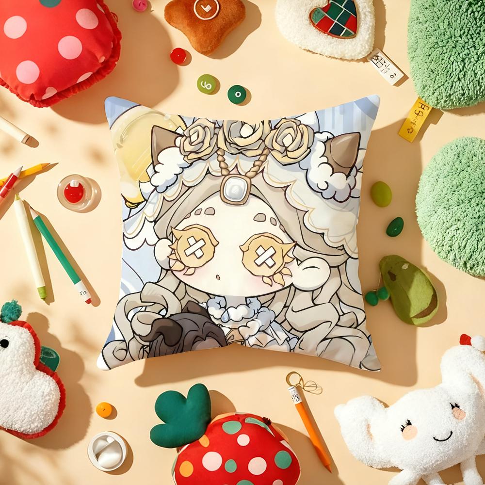 1PC Game IIdentity V Cushion Cover Plush Fabric Soft DoubleSided Printed Sofa Warm Winter Home Gift Pillow Cover