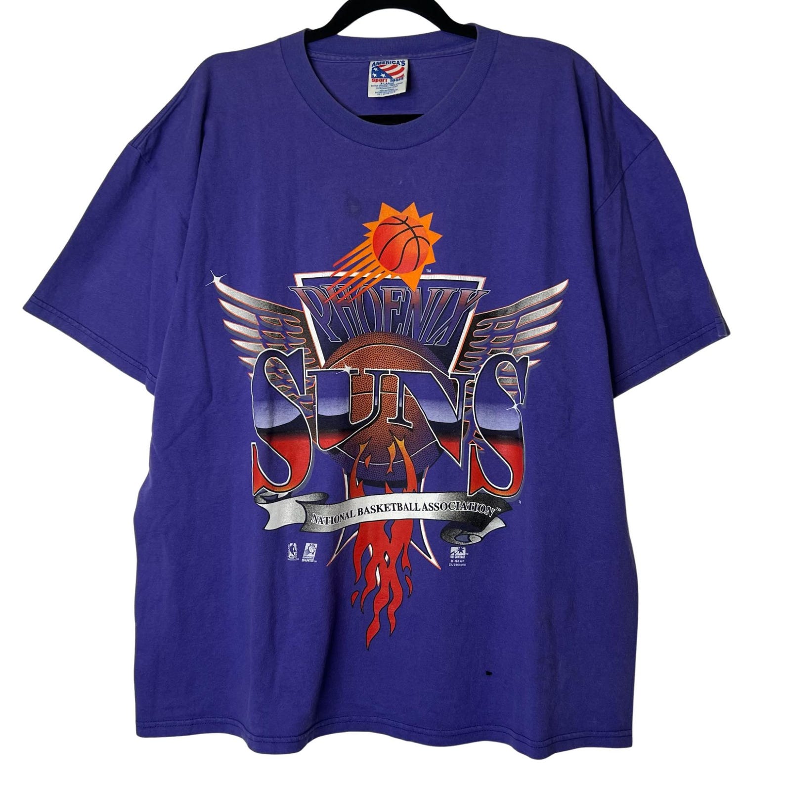 90 s Phoenix Suns T shirt Sz XL (B2445) M
