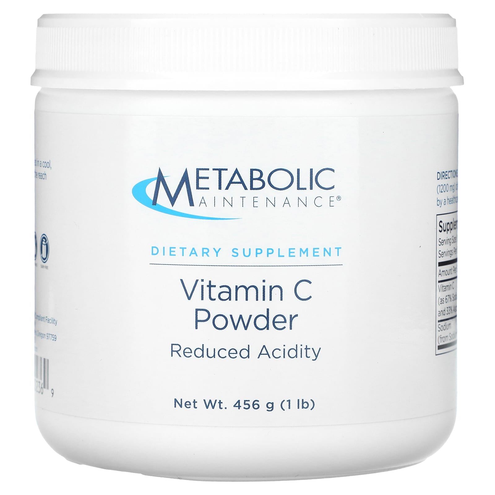 

Vitamin C Powder, 456G(1Lb)