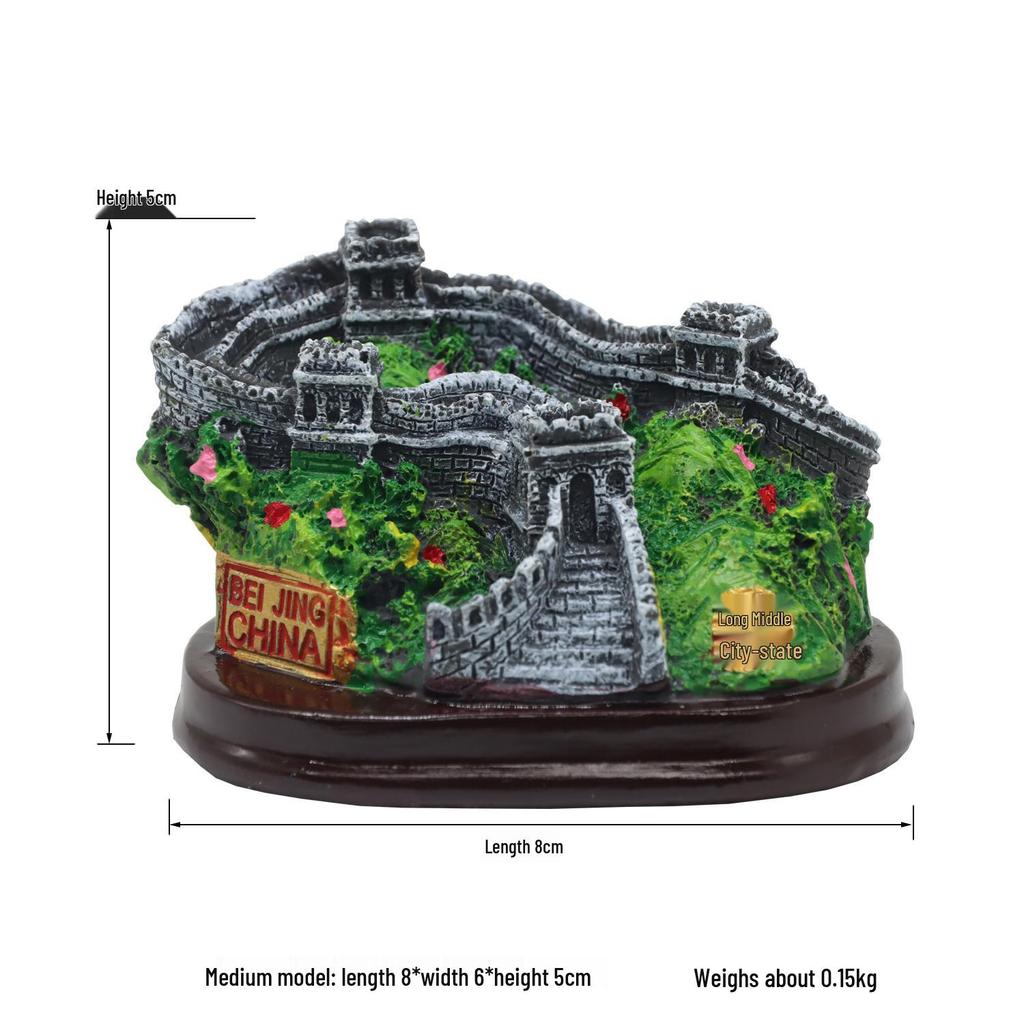 Beijing Souvenir Crystal Ball: Forbidden City, Temple of Heaven, Great Wall