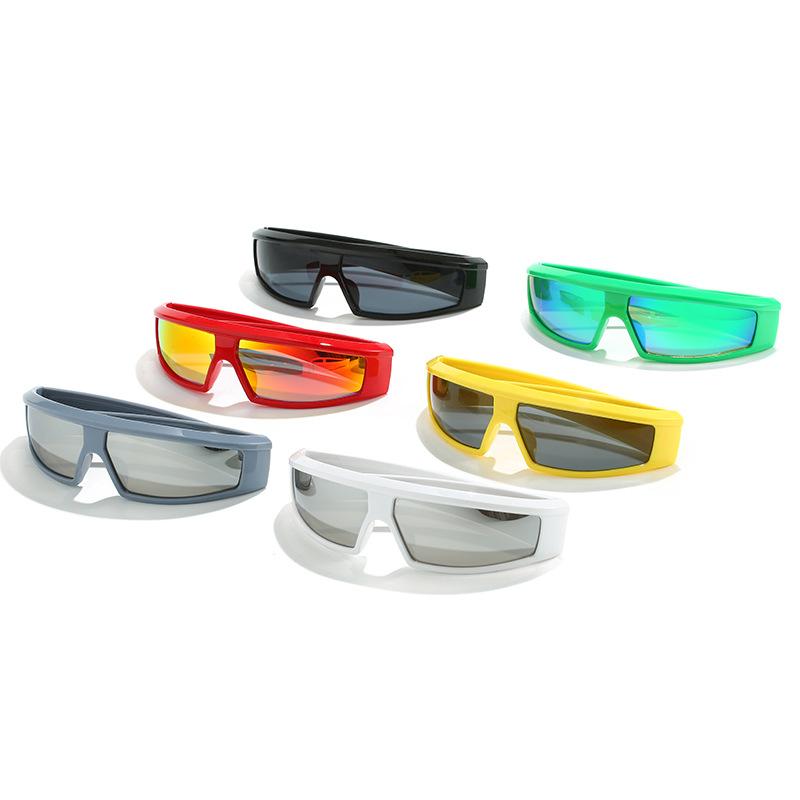 Sports Sunglasses, Personalized Y2K Cycling Glasses, Colorful Reflective Sunglasses