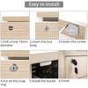 4x Locks & 8 Keys Cam Furniture Lock Door Cupboard Cabinet Letter Mailbox Drawer