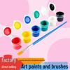Children's DIY 6-Color 5ml Acrylic Watercolor Paint Set