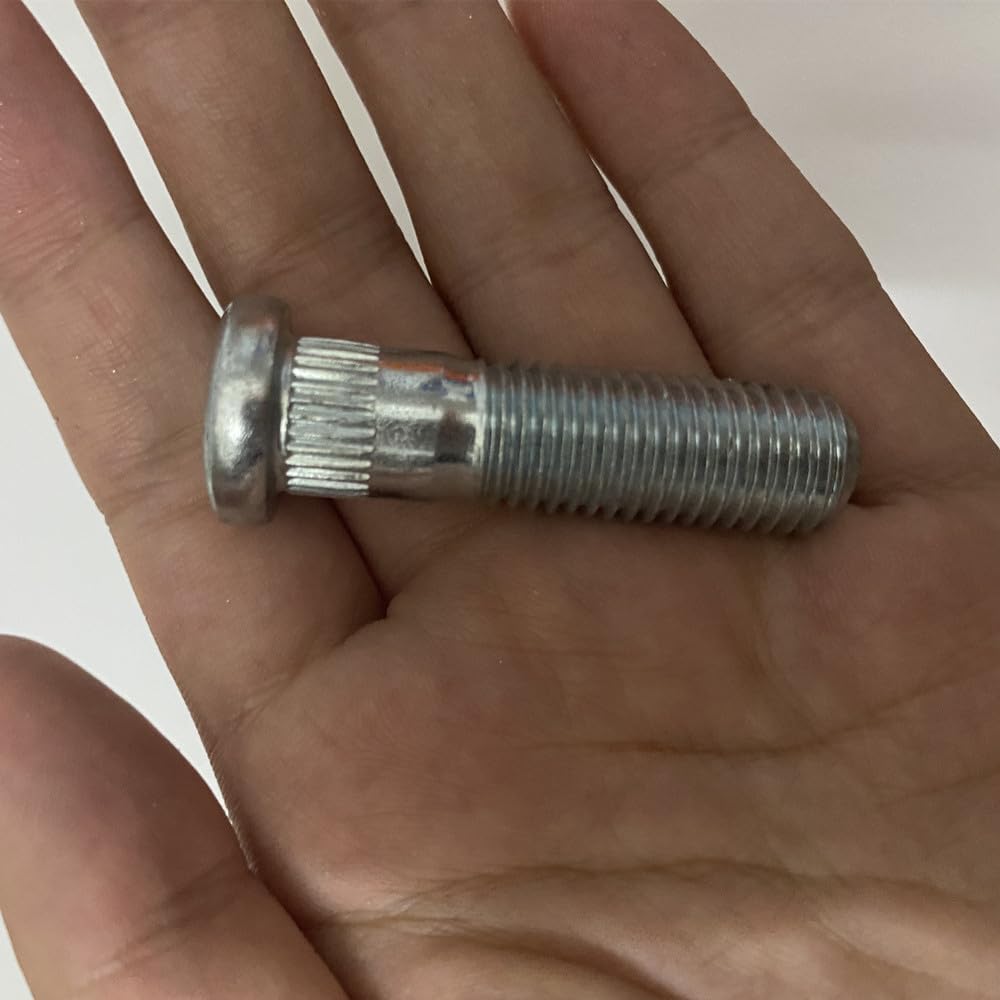 10pcs Spline 12.3mm Car Lug Bolts M12x1.5 Wheel Bolts For Honda For Accord Civic CRIDER CR-V For Odyssey Wheel Studs 48mm /43mm(48MM 10pcs)