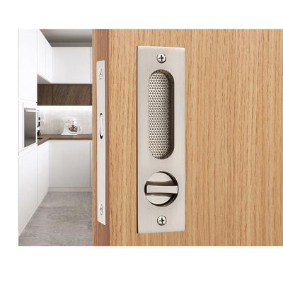 Serrure de porte coulissante silencieuse, poignée cachée, serrure de porte intérieure, antivol moderne, pour la maison