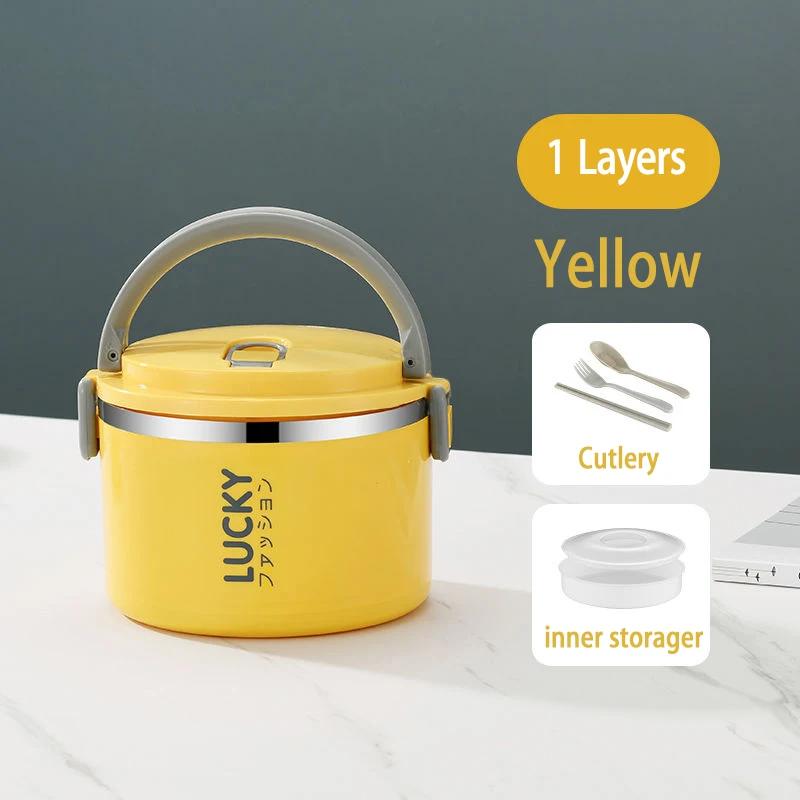 Portable Insulated Bento Box for Kids - Thermo Food Container with Lunch Bag | Food Warmer