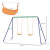 Kids' Swing Set with 2 Swing Seats, for 3-8 Years, Steel, 2.7 x 1.6 x 1.8 m