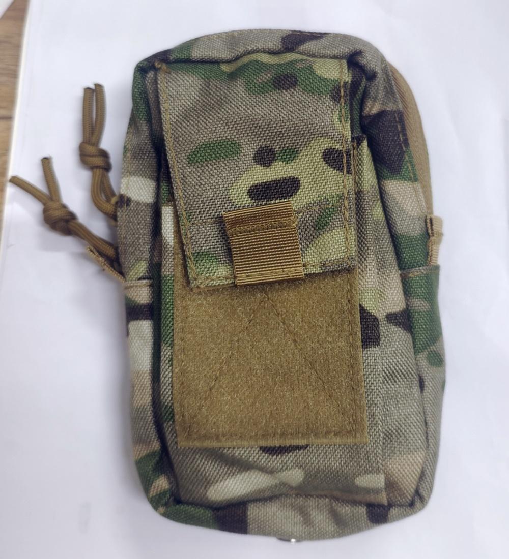

Сумка-підсумок на лямку рюкзака Molle, тримач для телефону, аксесуари для бігу та спорту на відкритому повітрі, мисливська EDC-інструмент, поясна сумка камуфляжний