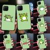 Mint Green Funny Frog For Huawei Nova 12s 12i 11i 8i Y91 Y60 Y70 Y72 Y90 Y61 9 10 SE P20 P40 Lite P30 P60 Pro Case