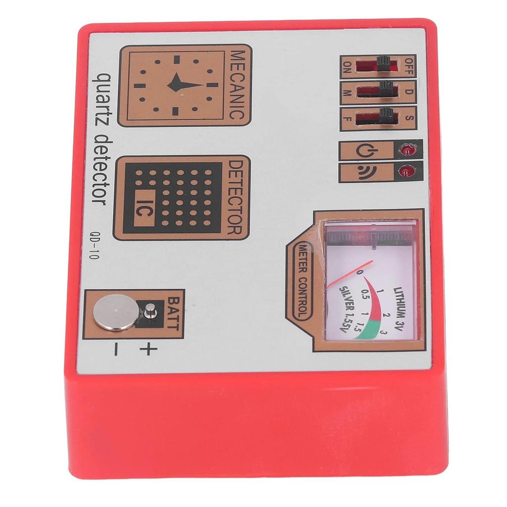 3-in-1 Watch Battery Tester Quartz Movement Timegrapher Demagnetizer Tool Multifunction Timing Machine Watch Demagnetization for Repairing Mechanical