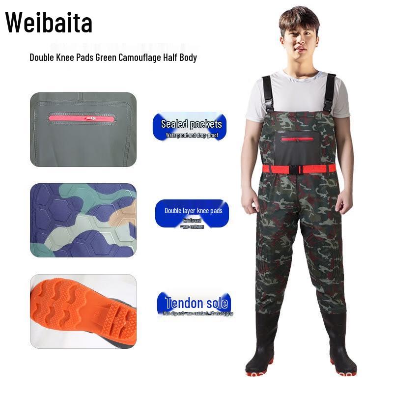 Weibaida Double Knee Waterproof Waders