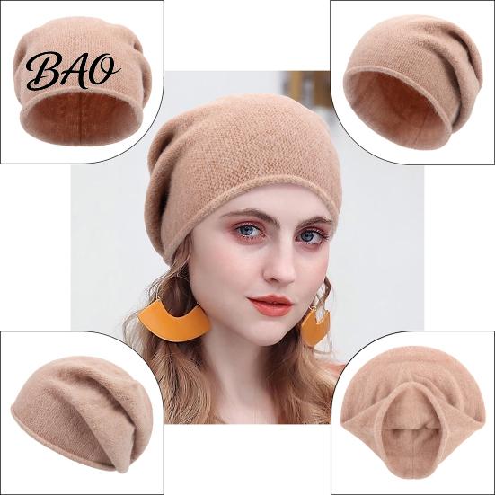 Lightweight Casual Beanies for Daily Wear Slouchy Knitted Hat, Women Men Warm Autumn Winter Soft Cozy Elastic Caps Comfortable Fit Ski Cap,