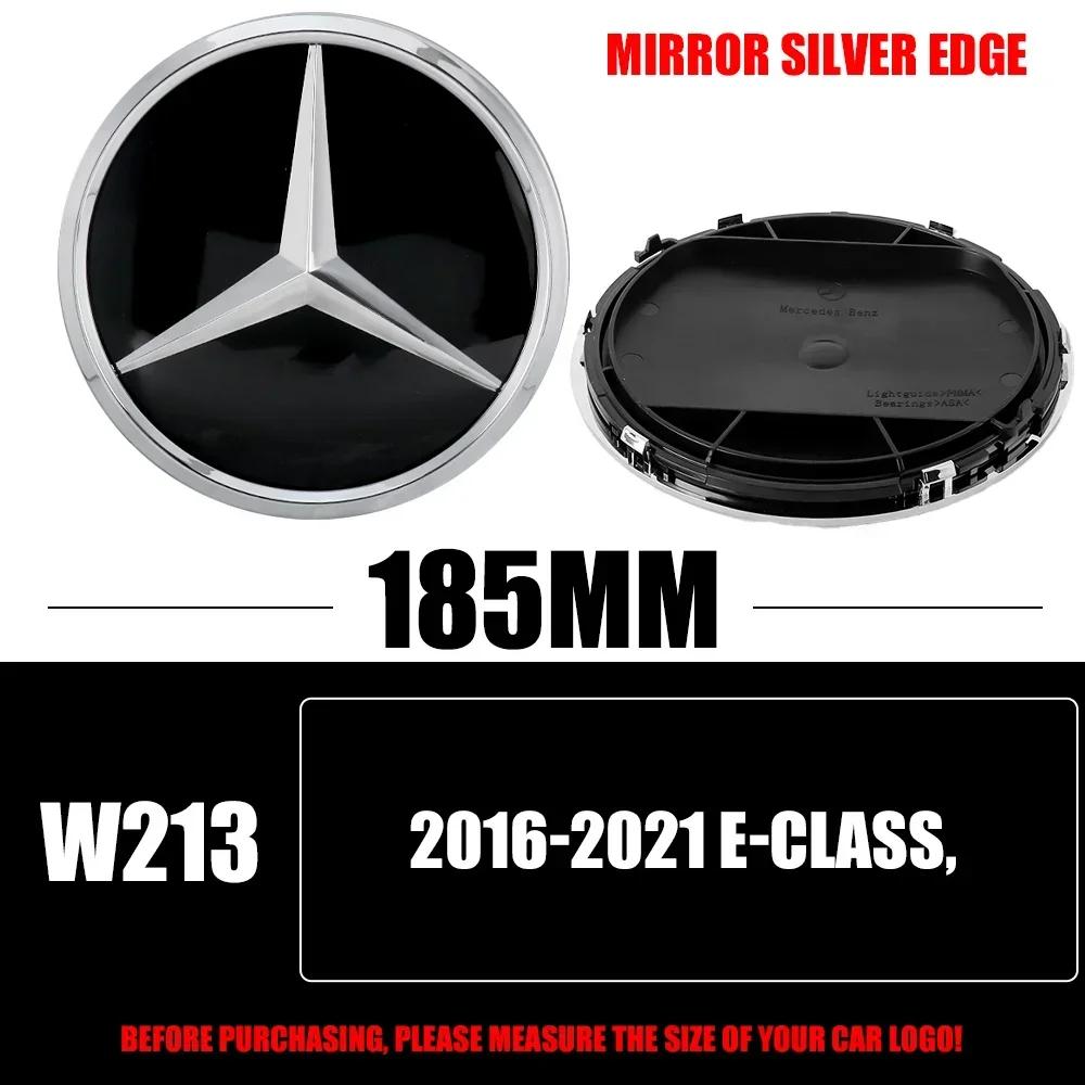 

Hot Car Sticker 185/205MM Car Front Grille Badge Decal Cover Emblem Replacement Accessories For Mercedes Benz W204 W205 W206 W21