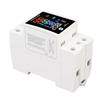 Digital Energy Meter Water Proof DIN Rail Electricity Usage Meter AC30 400V 0 100A Voltmeter Ammeter