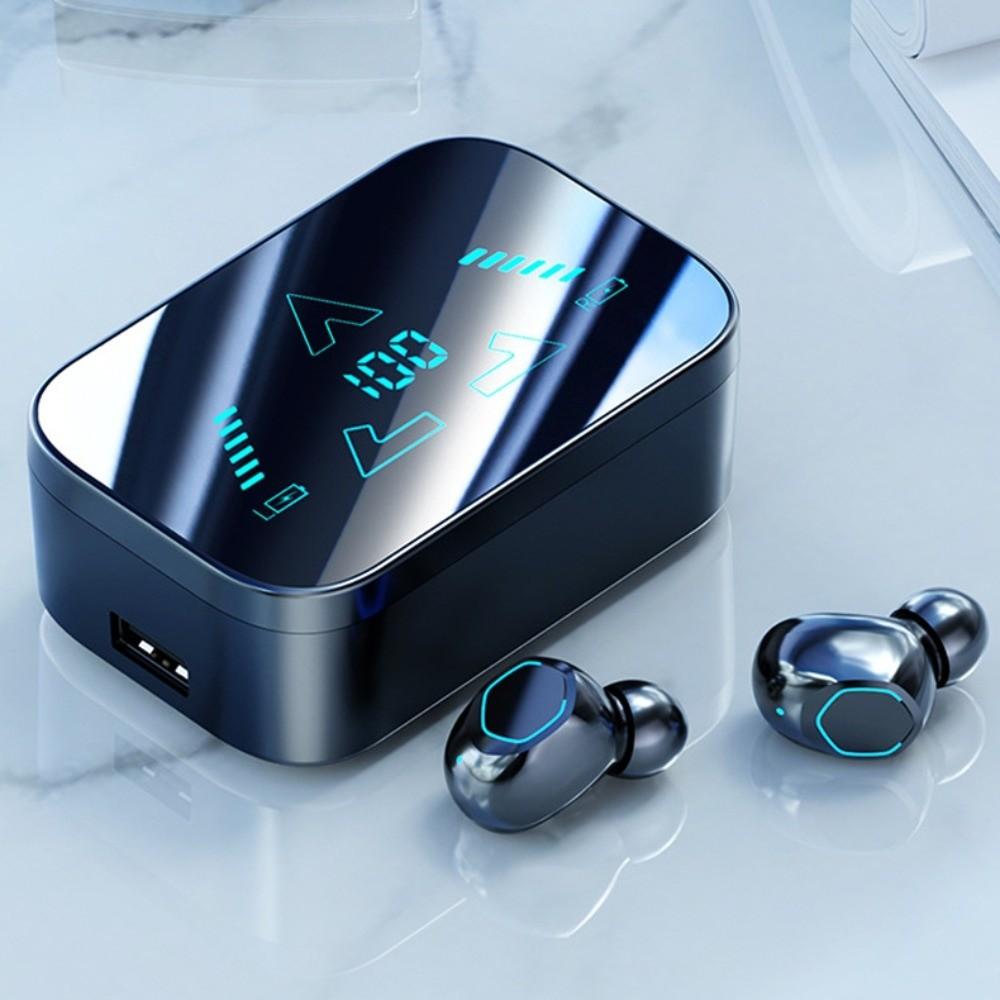 Noise Reduction Wireless Bluetooth Earphones LED Display Bluetooth Headphone Listening Music