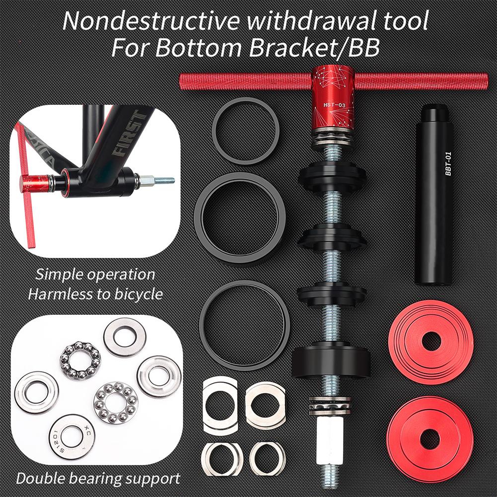 Bicycle Bottom Bracket Bearing Install Removal Tools Headset Press-in Tool Road Bike