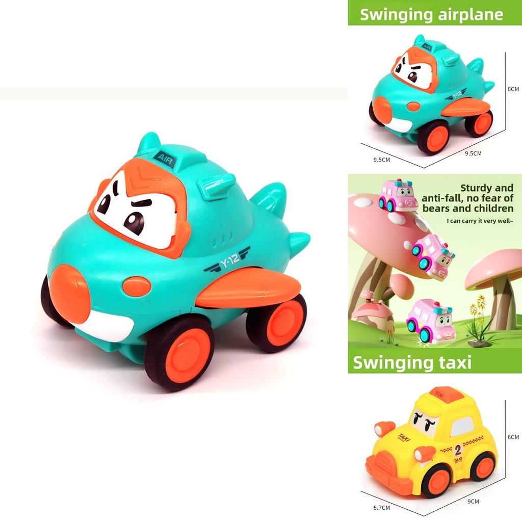 Cartoon Design Ambulance Airplane Train Taxi Model Children Toy For Toddler Play And Development