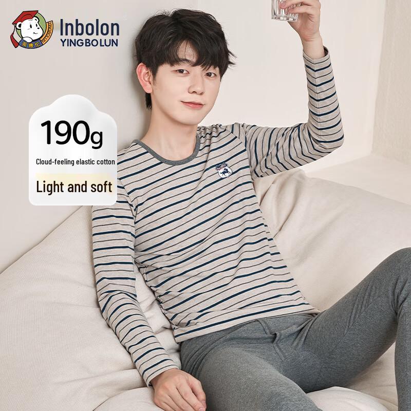 Yingbolun Kids' Pure Cotton Thermal Underwear Set