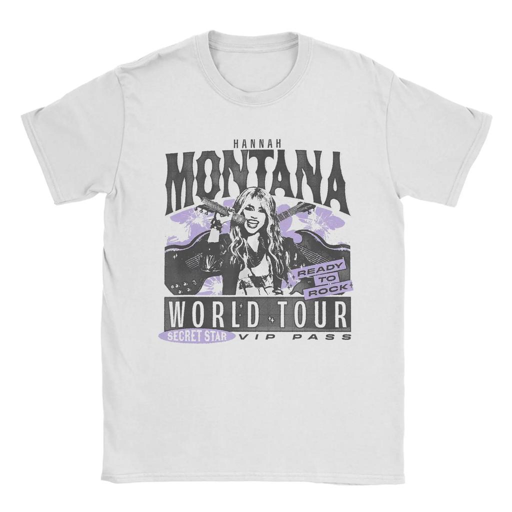 2026 Y2K Vintage Summer Hip Pop Hannah Montana 20th Anniversary TShirt Cotton Casual Print Tee Shirt for Women Unisex