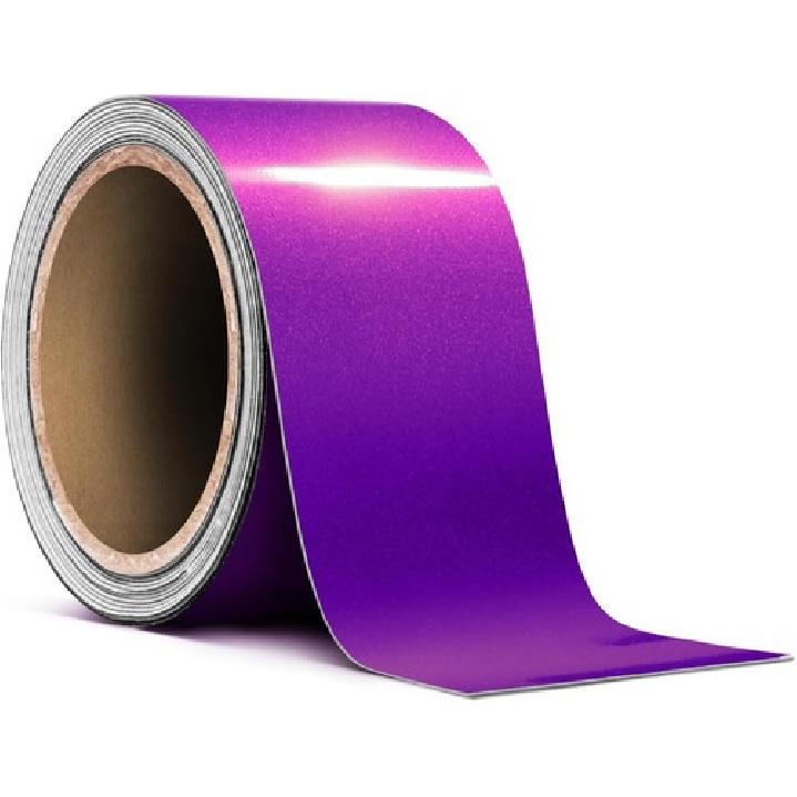 Ultra Gloss Metallic Purple Air-Release Adhesive Vinyl Ptripe 2” x 20ft