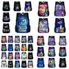 Adorable Cartoon Backpack For Kids Spacious Oxford Cloth School Bag For Grades 1-4