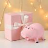 Pink Pig Piggy Bank for Boys Girls, Unbreakable Coin Cash Container, Animal Shape Money Saving Box, Gift for Christmas, Birthday